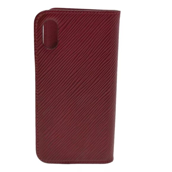 LOUIS VUITTON Epi iPhone X / XS Folio iPhone Case Fuchsia - Picture 2 of 10